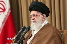 Lãnh tụ tối cao Iran Ali Khamenei. (Ảnh: IRNA/TTXVN)