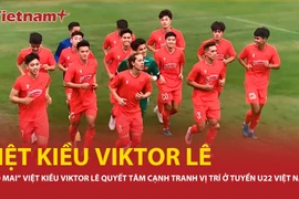 “Sao mai” Việt kiều Viktor Lê quyết tâm cạnh tranh vị trí ở tuyển U22 Việt Nam