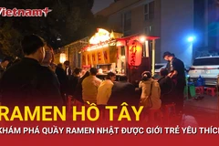 Khám phá quầy ramen 59.000 đồng trên vỉa hè Hà Nội được giới trẻ săn đón