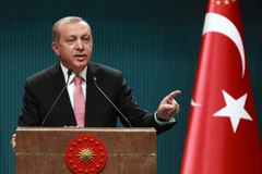 Tổng thống Thổ Nhĩ Kỳ Tayyip Erdogan. (Nguồn: AFP/TTXVN)