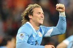 Tiền đạo Diego Forlan của đội tuyển Uruguay. (Nguồn: Getty Images)