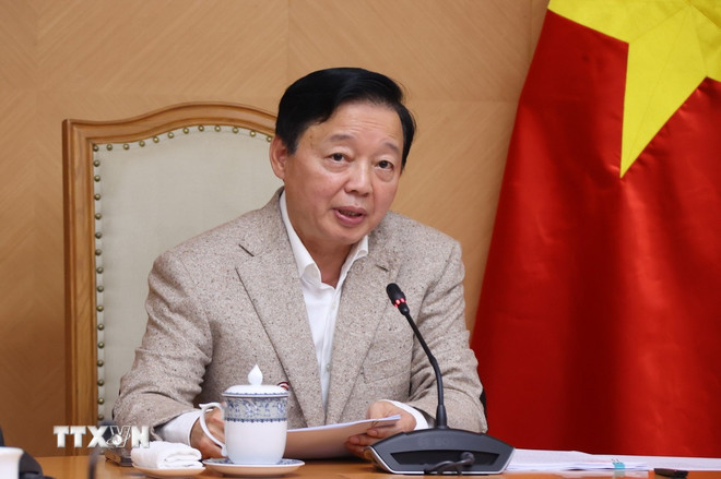 Phó Thủ tướng Chính phủ Trần Hồng Hà phát biểu chỉ đạo. (Ảnh: Văn Điệp/TTXVN) ttxvn-ptt-tran-hong-ha-khi-thai-o-to1.jpg