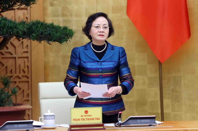 Bộ trưởng Bộ Nội vụ Phạm Thị Thanh Trà phát biểu. (Ảnh: Phạm Kiên/TTXVN) bo-noi-vu.jpg