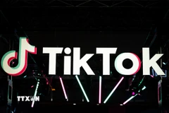 Biểu tượng mạng xã hội TikTok. (Ảnh: AFP/TTXVN)