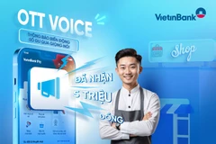 VietinBank iPay Mobile chính thức ra mắt tính năng OTT Voice. (Ảnh: Vietnam+)