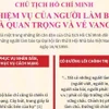 Chủ tịch Hồ Chí Minh: Nhiệm vụ người làm báo là quan trọng, vẻ vang