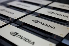 Siêu máy tính của Tập đoàn Nvidia. (Ảnh: Reuters/TTXVN)