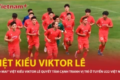 “Sao mai” Việt kiều Viktor Lê quyết tâm cạnh tranh vị trí ở tuyển U22 Việt Nam