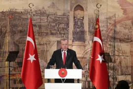 Tổng thống Thổ Nhĩ Kỳ Recep Tayyip Erdogan. (Ảnh: AFP/TTXVN)