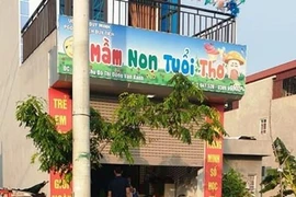 Nhóm trẻ mầm non tư thục Tuổi thơ, nơi xảy ra vụ việc