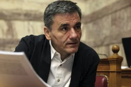 Bộ trưởng Tài chính Hy Lạp Euclid Tsakalotos. (Nguồn: Reuters)