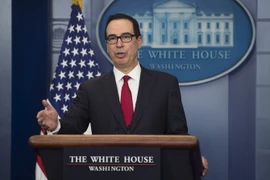 Bộ trưởng Tài chính Mỹ Steven Mnuchin. (Ảnh: AFP/TTXVN)