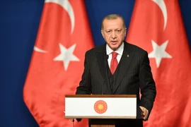 Tổng thống Thổ Nhĩ Kỳ Recep Tayyip Erdogan. (Ảnh: AFP/TTXVN)