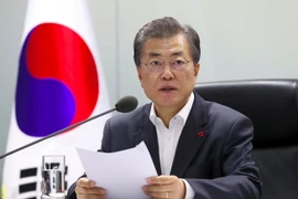 Tổng thống Hàn Quốc Moon Jae-in. (Nguồn: AFP/TTXVN)