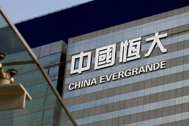 Trụ sở tập đoàn bất động sản Evergrande tại Trung Quốc. (Ảnh: Reuters) 