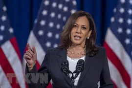 Phó Tổng thống Mỹ Kamala Harris. (Ảnh: AFP/TTXVN)