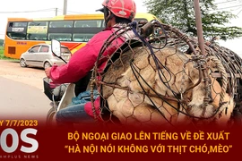 Bộ Ngoại giao lên tiếng về đề xuất Hà Nội nói không với thịt chó, mèo