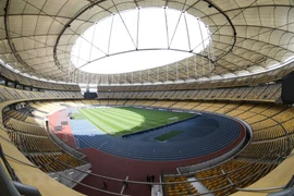 Toàn cảnh sân vận động Bukit Jalil, nơi diễn ra trận chung kết lượt đi AFF Suzuki Cup 2018 Malaysia-Việt Nam. (Ảnh: Hoàng Linh/TTXVN)