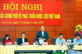 Thủ tướng Nguyễn Xuân Phúc phát biểu. (Ảnh: Thống Nhất/TTXVN)