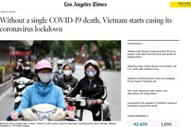 Bài viết đăng tải trên Los Angeles Times. (Ảnh chụp màn hình)