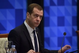 Thủ tướng Nga Dmitry Medvedev. (Nguồn: AFP/TTXVN)