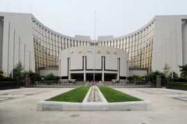 Trụ sở Ngân hàng Nhân dân Trung Quốc (PBOC) tại Bắc Kinh. (Ảnh: AFP/TTXVN)