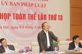 Khai mạc phiên họp toàn thể Ủy ban Pháp luật của Quốc hội