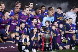 Barcelona lần thứ 26 lên ngôi La Liga. (Nguồn: AP)