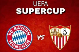 Trận siêu cúp UEFA giữa Bayern và Sevilla diễn ra trên sân Puskás tại thủ đô Budapest (Hungari)