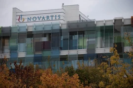 Tòa nhà trụ sở hãng dược phẩm Novartis tại thành phố Basel, Thụy Sĩ. (Nguồn: AFP/TTXVN)