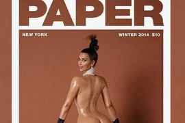 Kim Kardashian khoe trọn vẹn vòng 3 ngoại cỡ trên bìa tạp chí