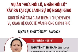 Vụ án tại Cục Lãnh sự: Khởi tố thêm 1 chuyên viên Văn phòng Chính phủ