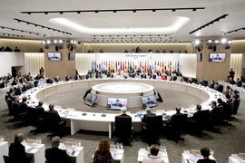 Toàn cảnh Hội nghị thượng đỉnh G20 tại Osaka, Nhật Bản ngày 28/6/2019. (Ảnh: AFP/ TTXVN)