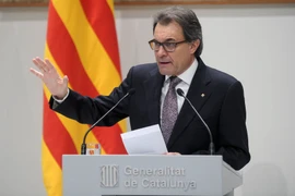 Người đứng đầu xứ Catalonia Artur Mas (Nguồn: AFP/TTXVN)