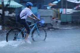 Nhiều khu vực tại miền Trung có mưa to. (Ảnh minh họa: Chanh Đa/TTXVN)