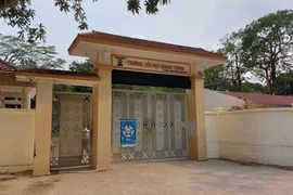 Trường Tiểu học Quang Trung, nơi xảy ra vụ việc. (Nguồn: thanhnien)