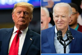 Ứng cử viên hàng đầu của đảng Dân chủ Joe Biden hiện đang dẫn trước Tổng thống Mỹ Donald Trump. (Nguồn: AP)