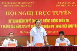 Phó Thủ tướng Hoàng Trung Hải phát biểu chỉ đạo. (Ảnh: Vũ Sinh/TTXVN)