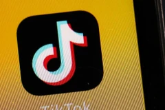 Biểu tượng nền tảng mạng xã hội TikTok. (Ảnh: Kyodo/TTXVN)