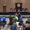 Quang cảnh tại phiên tòa. (Ảnh: Minh Đức/TTXVN)