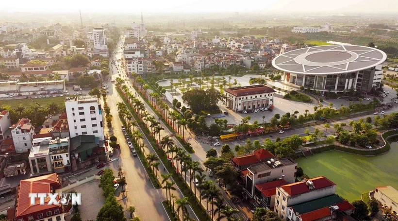 Một góc huyện Đông Anh. (Ảnh: Vũ Sinh/TTXVN